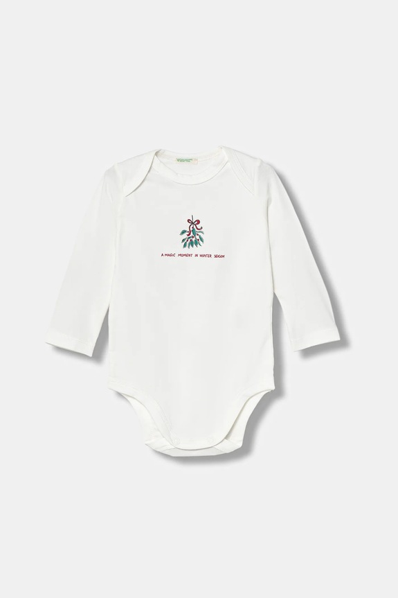 Κοριτσίστικα Φορμάκι μωρού United Colors of Benetton 2-pack 3DKAAB00U.W.Seasonal μπεζ