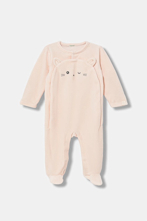 United Colors of Benetton śpioszki niemowlęce Produkt niemowlęcy różowy 3SP7AT019.W.Seasonal