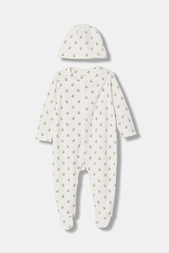 Повзунки для немовлят United Colors of Benetton 2-pack Для немовлят білий 3WQSAK01G.W.Seasonal