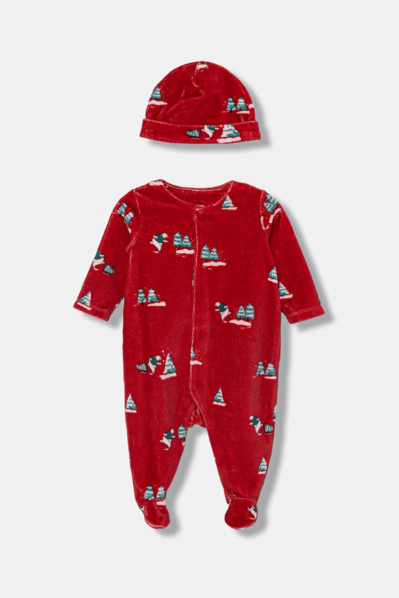 United Colors of Benetton baba ujjatlan rugdalózó 2 db Bébi termékek piros 3WQSAK01G.W.Seasonal