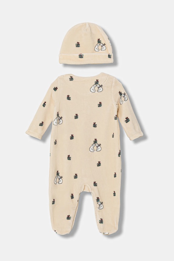 United Colors of Benetton baba ujjatlan rugdalózó 2 db 3WQSAK01G.W.Seasonal bézs AW25