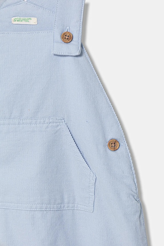 Dječaci Pamučni kombinezon za bebe United Colors of Benetton 4O5GAT014.W.Season.9BYA plava