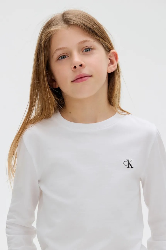 Calvin Klein Jeans top a maniche lunghe in cotone pacco da 2 IB0IB02255.9BYA