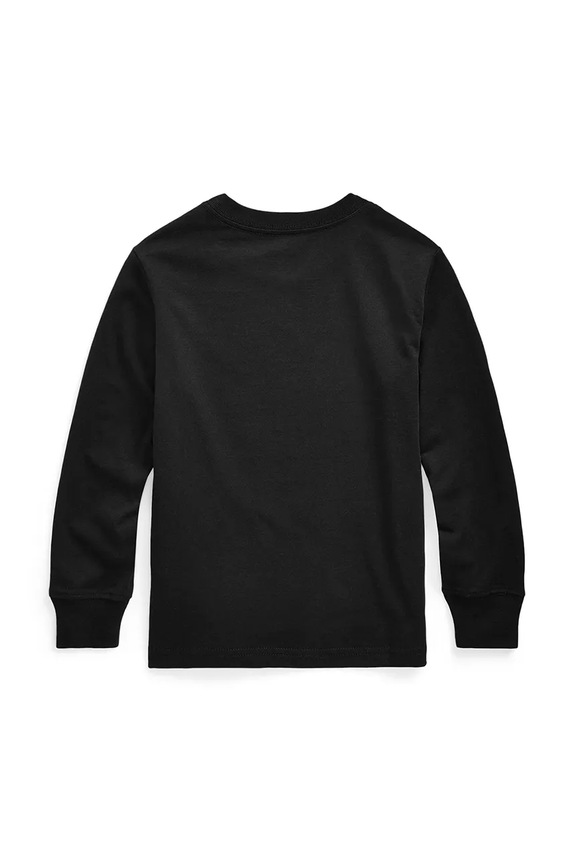 Polo Ralph Lauren longsleeve din bumbac 322843804001 negru AW25