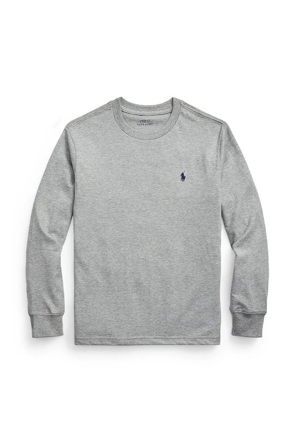 Μακρυμάνικο Polo Ralph Lauren 323843804005 γκρί AW25