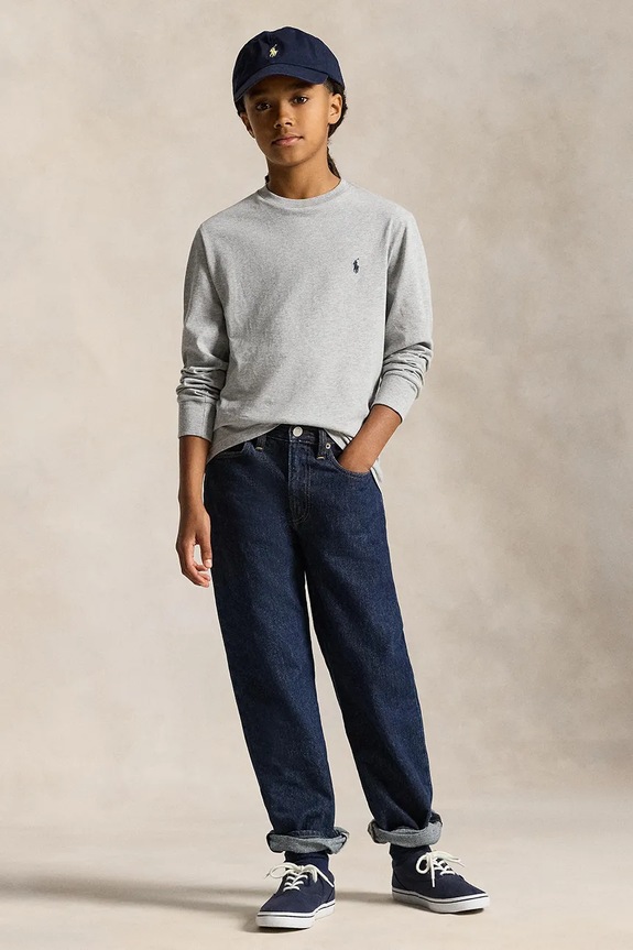 Μακρυμάνικο Polo Ralph Lauren γκρί 323843804005