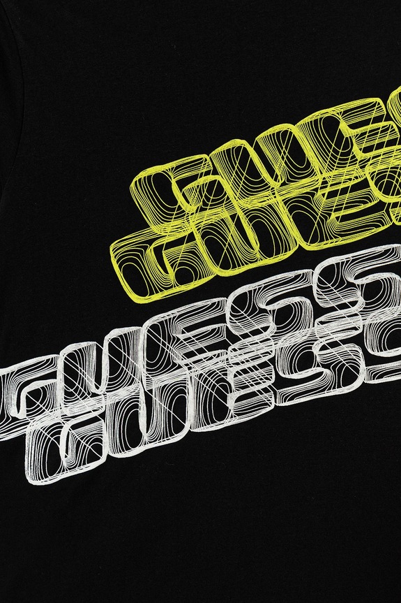 Chłopiec Guess longsleeve bawełniany dziecięcy L5YI00.K8HM4.9BYA czarny