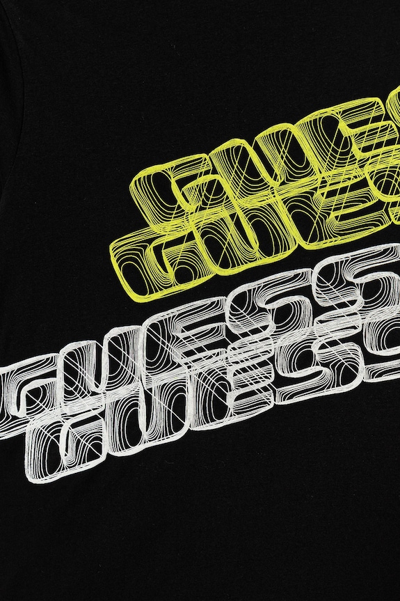 Chłopiec Guess longsleeve bawełniany dziecięcy L5YI00.K8HM4.9BYA czarny