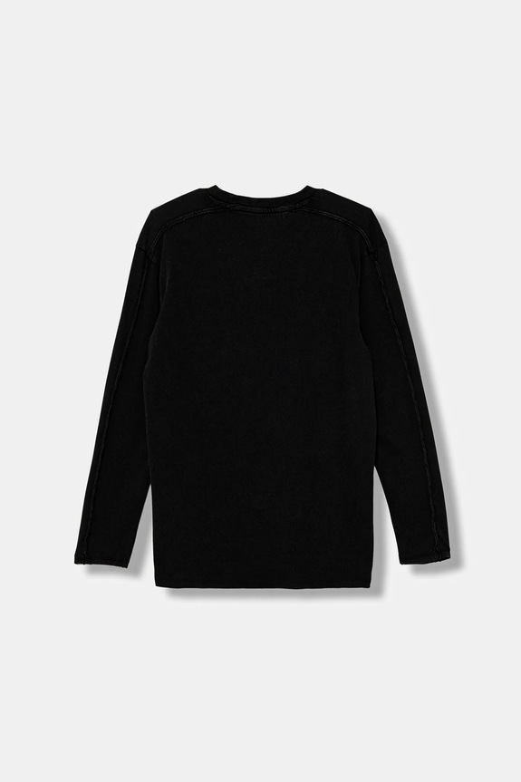 Detská bavlnená košeľa s dlhým rukávom Guess L5YI24.K8HM4.9BYA čierna AW25