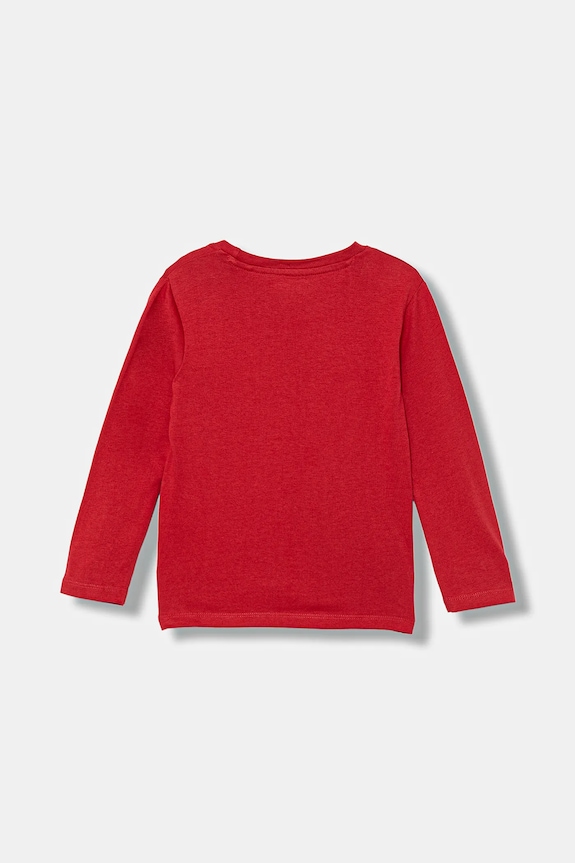 Guess longsleeve dziecięcy N4BI06.I3Z14.9BYA czerwony AW25