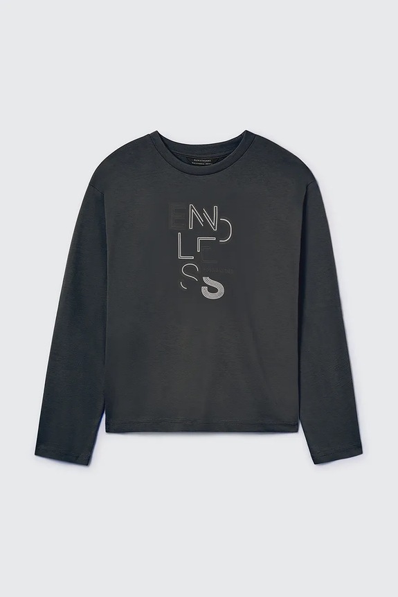 Mayoral longsleeve okrągły czarny 842.7E.Junior.9BYA