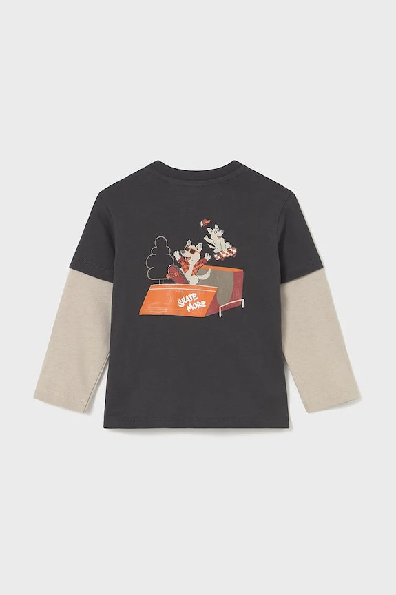 Băieți Mayoral longsleeve bebeluși 2062.3B.Baby.9BYA negru
