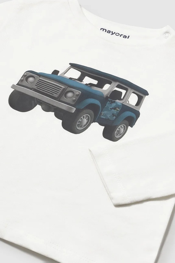 Fiú Mayoral pamut hosszúujjú 2066.3C.Baby.9BYA bézs