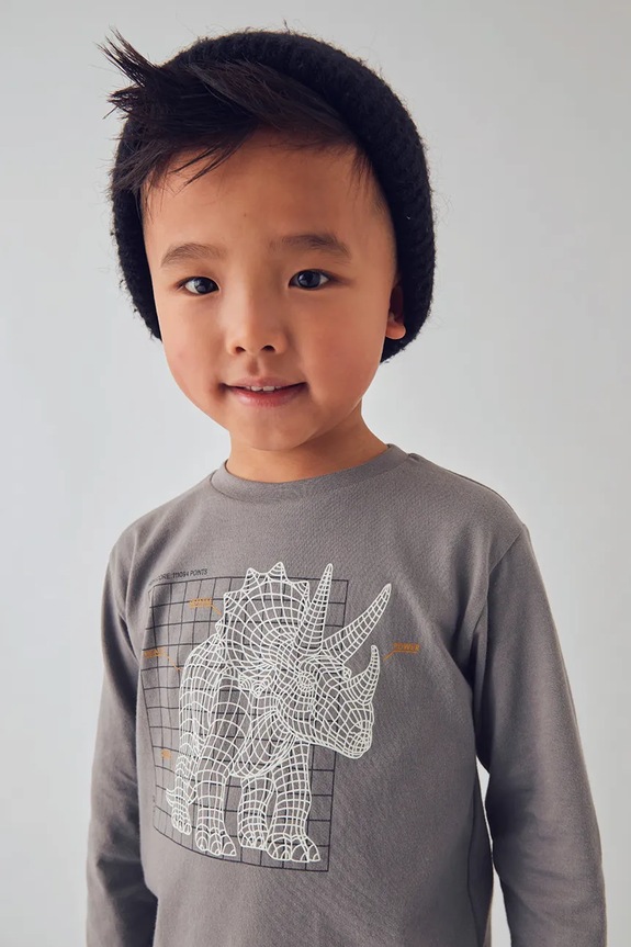 Mayoral longsleeve bawełniany dziecięcy 4088.5E.Mini.9BYA