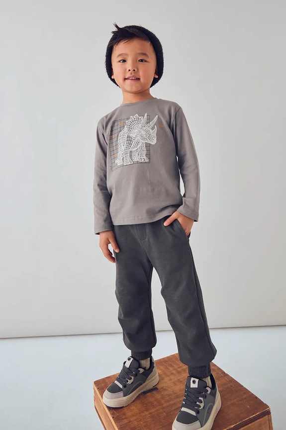 Mayoral longsleeve bawełniany dziecięcy 4088.5E.Mini.9BYA