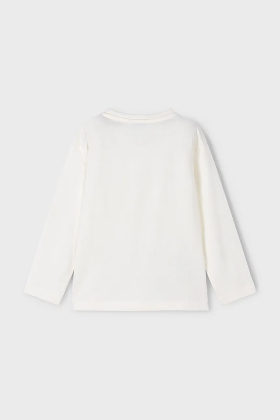 Chłopiec Mayoral longsleeve bawełniany 4090.5E.Mini.9BYA beżowy