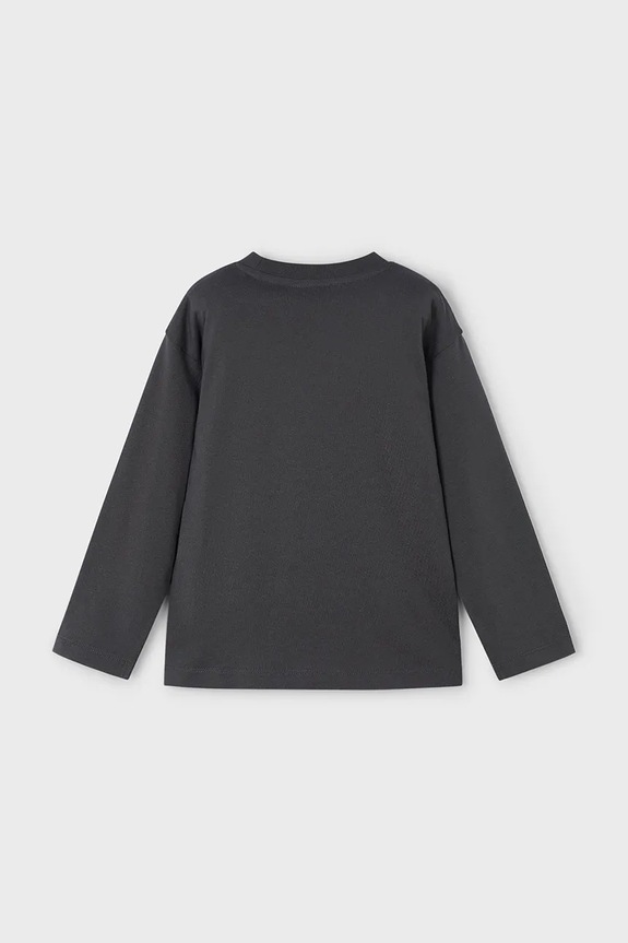 Băieți Mayoral longsleeve din bumbac 4090.5E.Mini.9BYA gri
