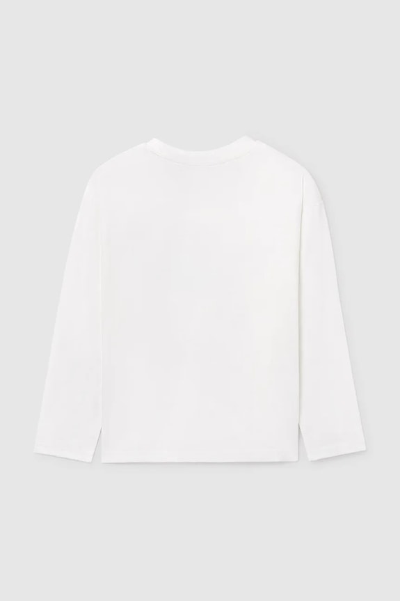 Băieți Mayoral longsleeve din bumbac 7005.7A.Junior.9BYA bej
