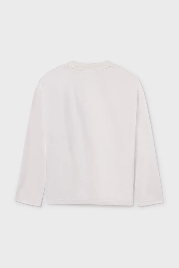 Băieți Mayoral longsleeve din bumbac 7009.7C.Junior.9BYA bej