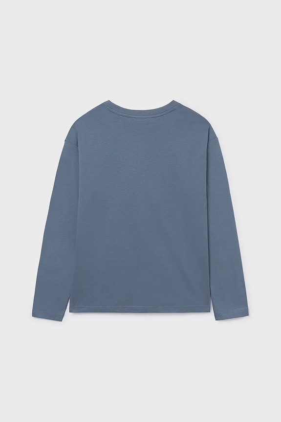Бавовняний лонгслів Mayoral 7012.7E.Junior.9BYA фіолетовий AW25