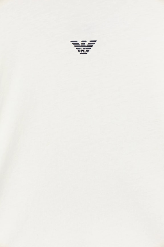 Băieți Emporio Armani longsleeve din bumbac pentru copii EB000420.AF15013 alb