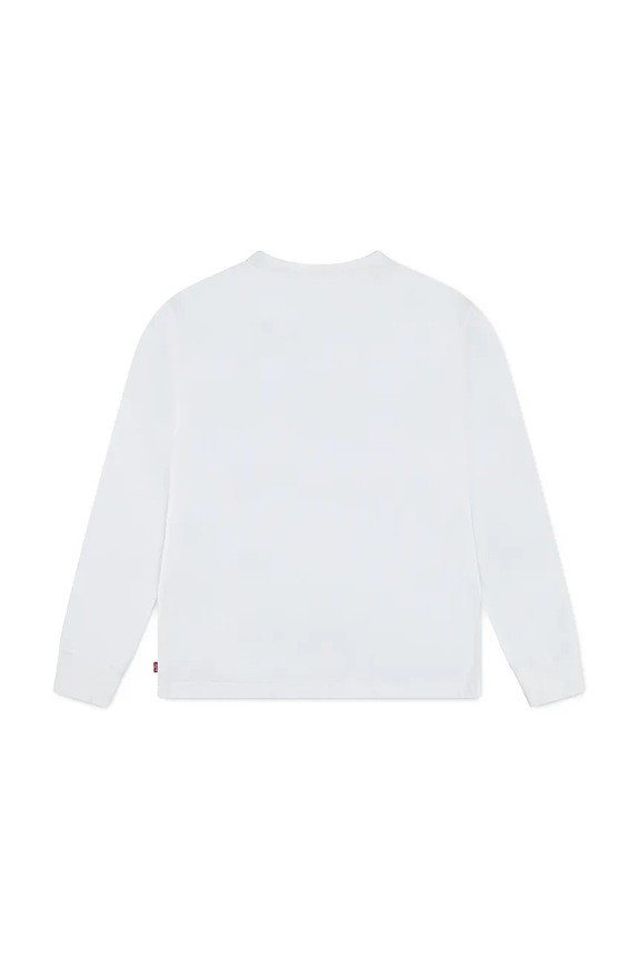 Levi's longsleeve din bumbac pentru copii CANYON LS TEE 8EN992 bej AW25