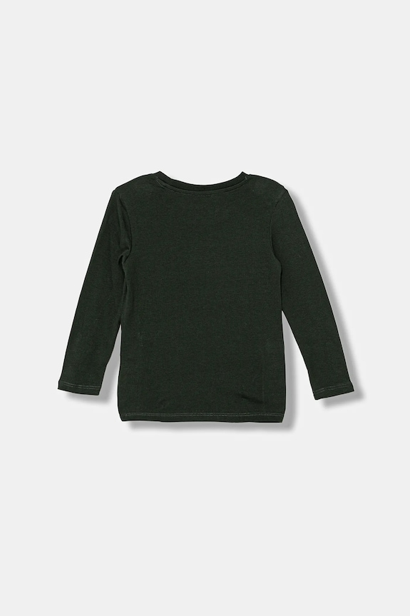 Хлопковый детский лонгслив Guess N5BI13.I3Z14.9BYA зелёный AW25