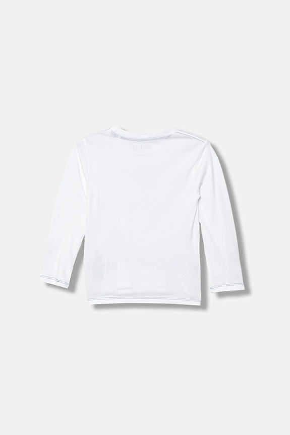 Хлопковый детский лонгслив Guess N5BI17.I3Z14.9BYA белый AW25