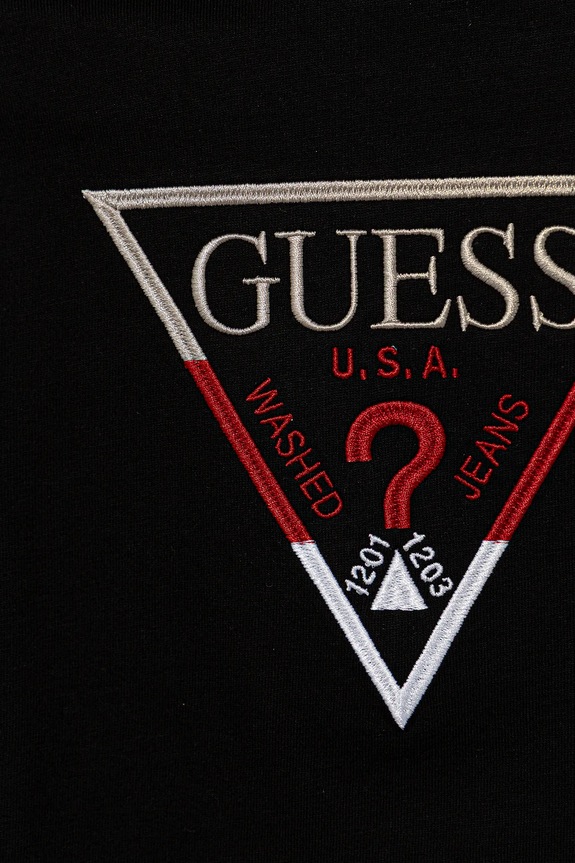 Мальчик Хлопковый детский лонгслив Guess N5BI21.I3Z14.9BYA чёрный