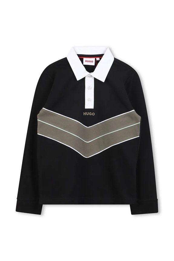 Дитячий лонгслів HUGO G00445.114.150 чорний AW25