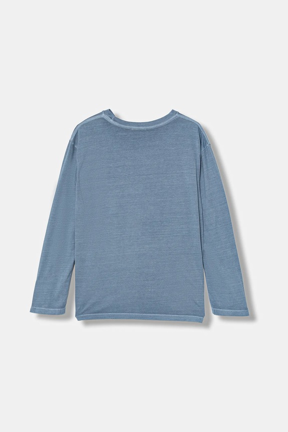 Παιδικό βαμβακερό μακρυμάνικο United Colors of Benetton 3PCMC10QL.G.seasonal μπλε AW25