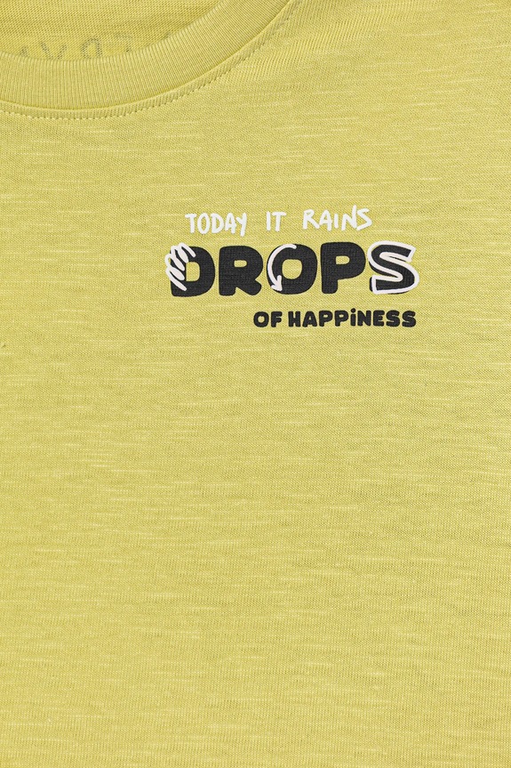 Αγορίστικα Παιδικό βαμβακερό μακρυμάνικο United Colors of Benetton 3TAMG10KM.P.seasonal πράσινο