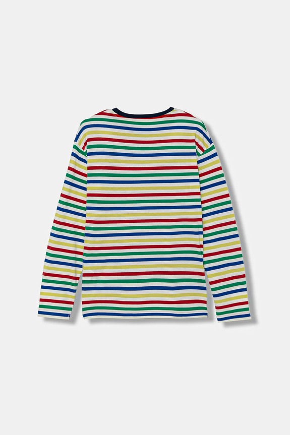 Παιδικό βαμβακερό μακρυμάνικο United Colors of Benetton 3FNLC10QB.G.seasonal πολύχρωμο AW25