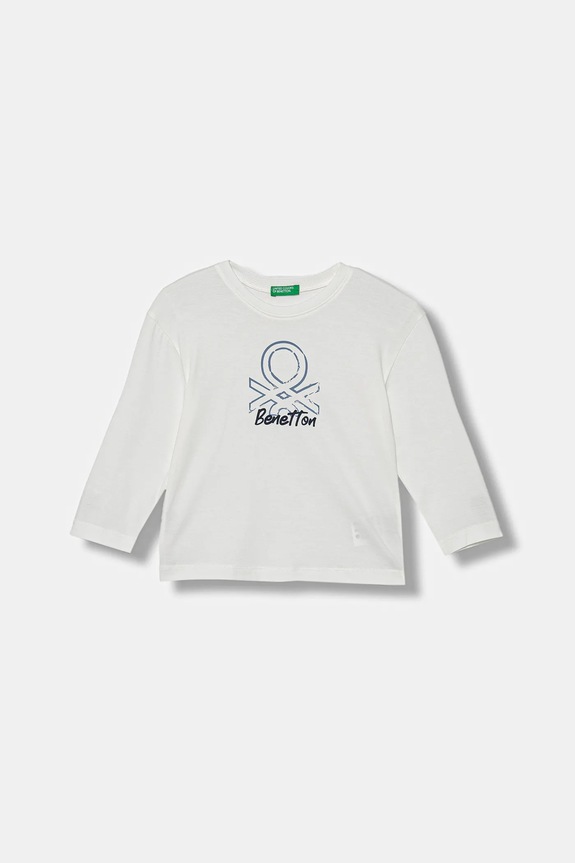 Παιδικό μακρυμάνικο United Colors of Benetton άλλο λευκό 3I1XG10JZ.P.seasonal