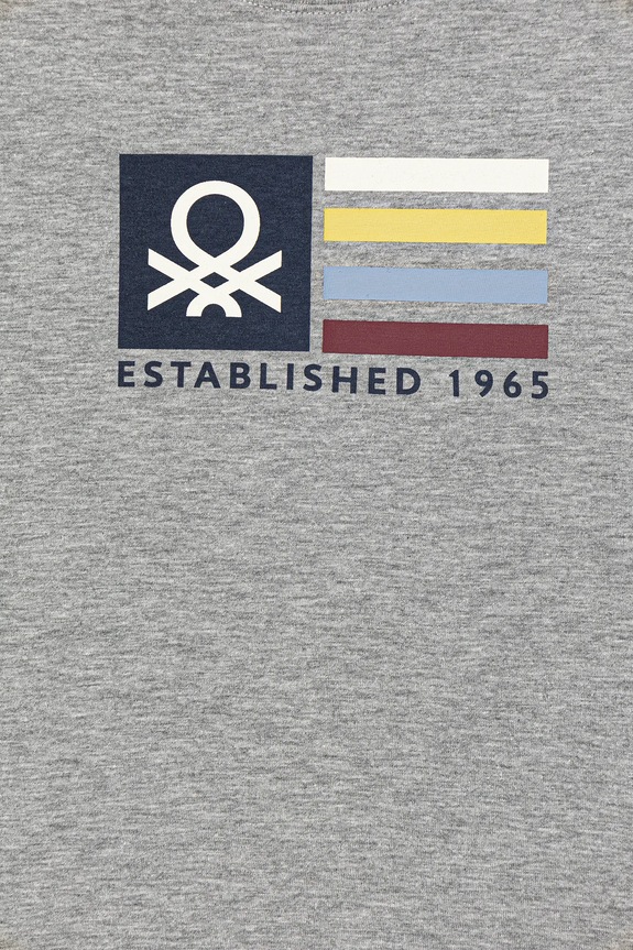 Dečki Otroška dolga majica United Colors of Benetton 3I1XG10JZ.P.seasonal siva