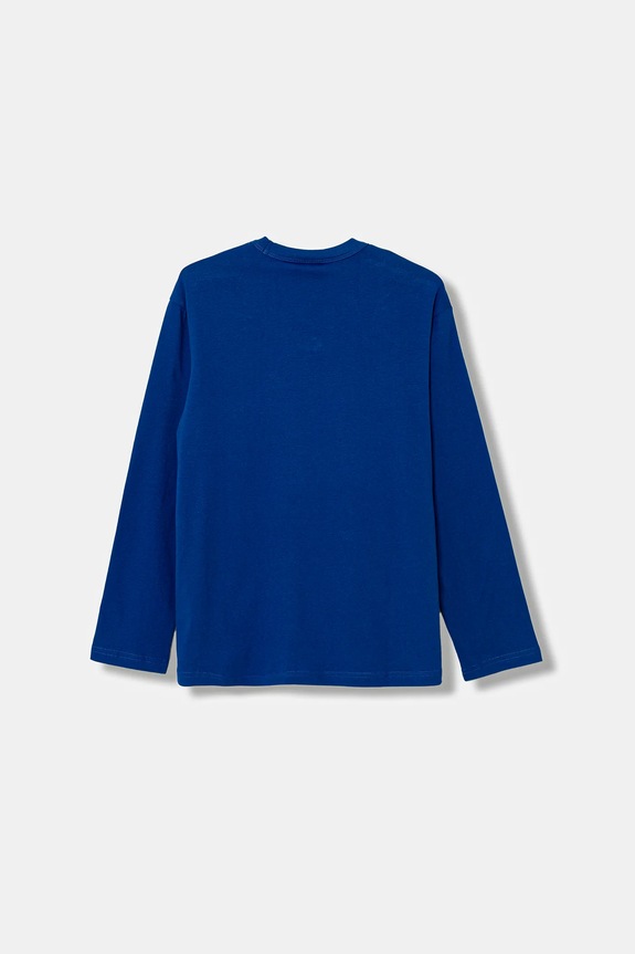 Pyžamové tričko s dlhým rukávom United Colors of Benetton 3ATNC10RN.G.Seasonal modrá AW25
