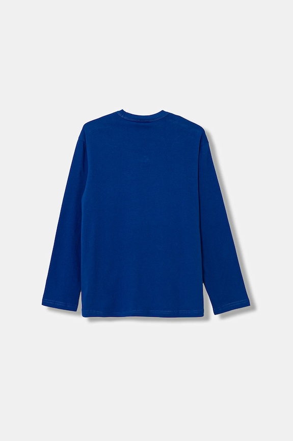 Pyžamové tričko s dlhým rukávom United Colors of Benetton 3ATNC10RN.G.Seasonal modrá AW25