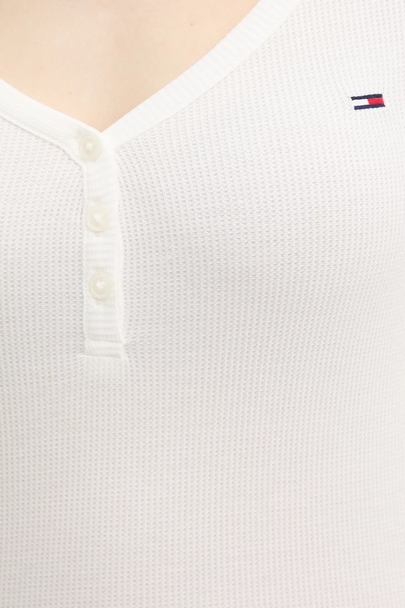 Tričko s dlhým rukávom Tommy Jeans DW0DW20903 biela