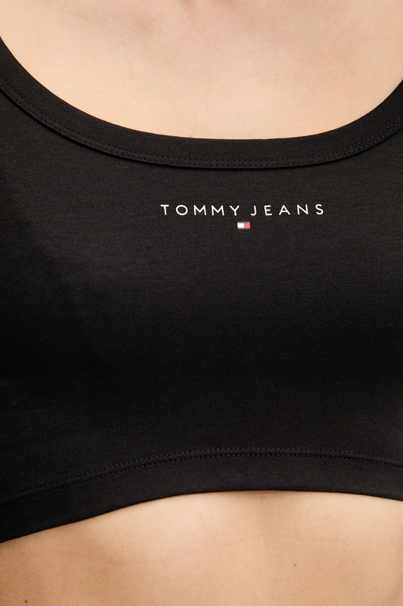 Tommy Jeans longsleeve DW0DW20909 czarny