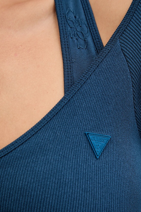 Μακρυμάνικο Guess PEONY V5YP06.Z3OA0 μπλε