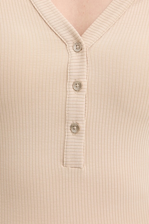 Majica dugih rukava Guess LENA W5YP12.KCTC2 bež