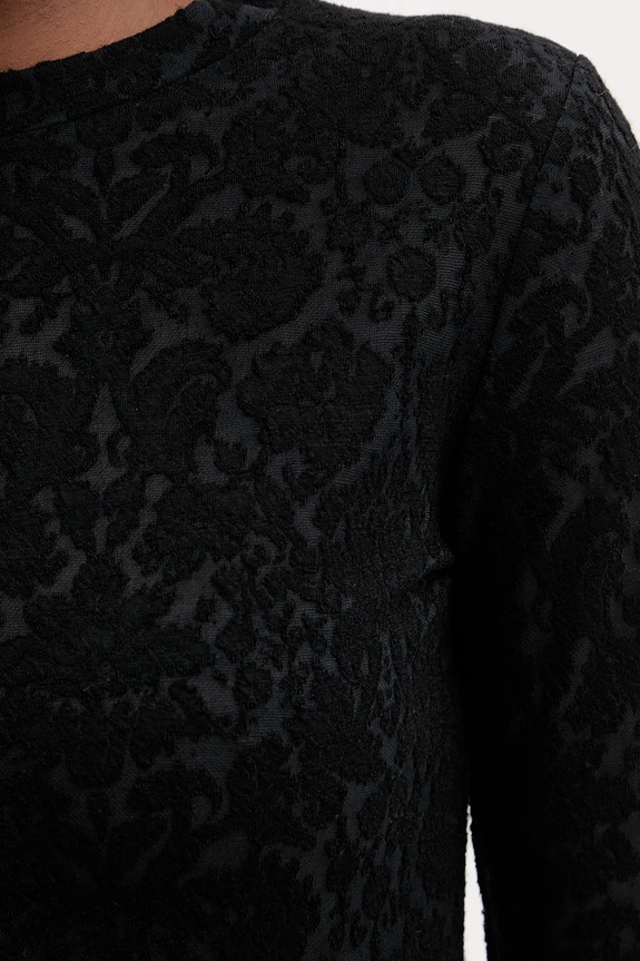 Pinko felső gyapjúkeverékből 105697.A2TW fekete