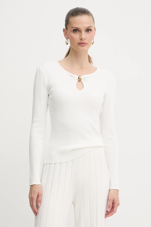 Μπλουζάκι Marciano by Guess KATHLEEN με ελαστάν λευκό 5YGR29.5875Z