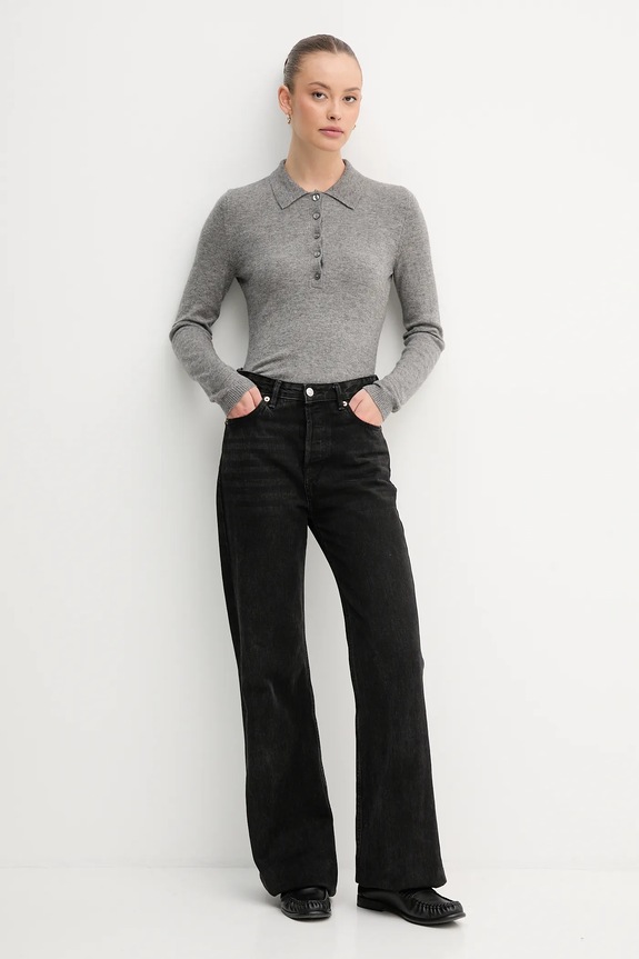 Свитер с добавлением шерсти United Colors of Benetton 102HD301H серый AW25