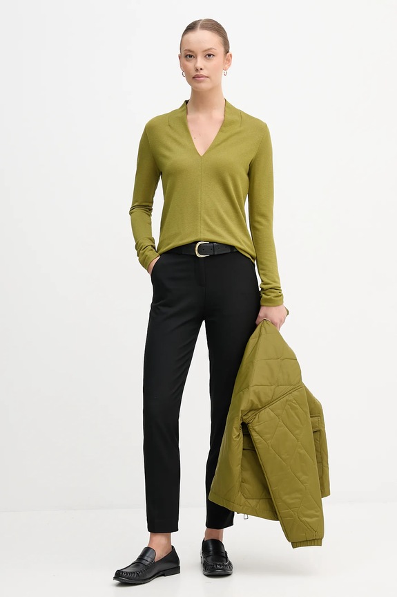 Blúzka United Colors of Benetton 31NLD401X zelená AW25