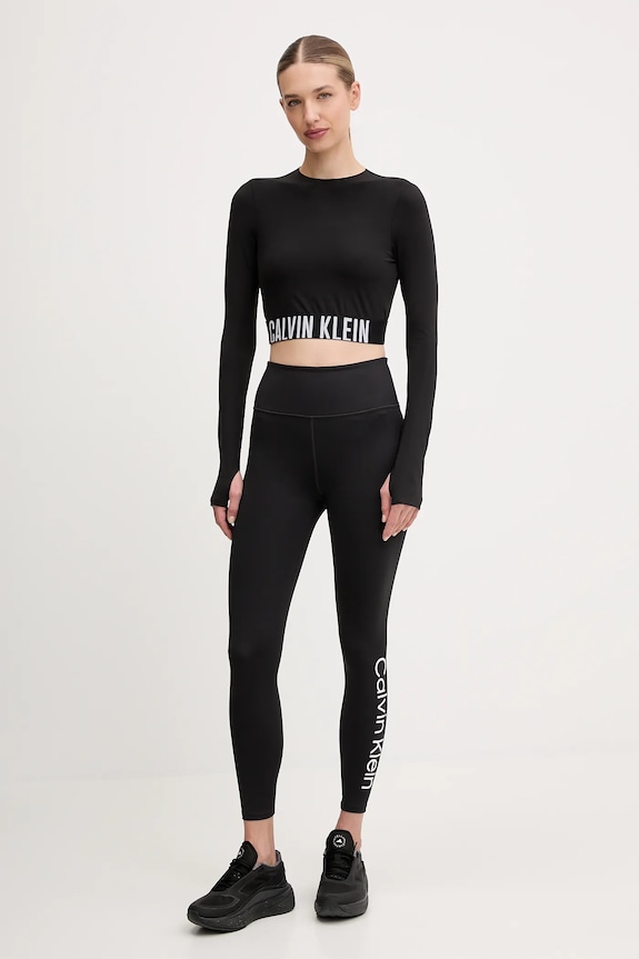 Calvin Klein Performance longsleeve treningowy LVGWF5K202 czarny AW25