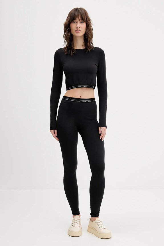 Tričko s dlhým rukávom Guess MATILDE O5BI02.K1800 čierna AW25