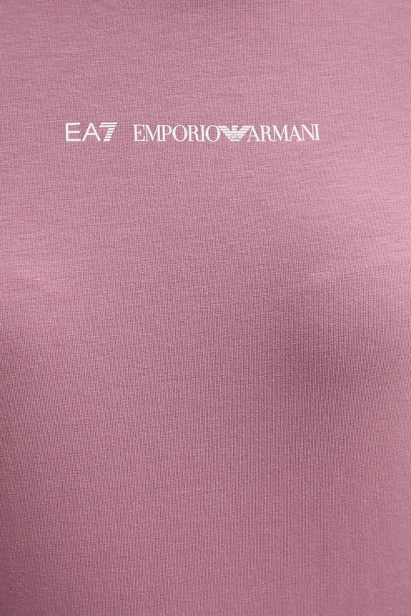 Tričko s dlhým rukávom EA7 Emporio Armani AF12115.7W000531 ružová