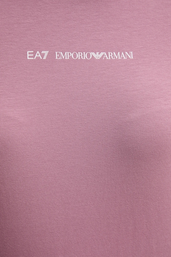 Tričko s dlhým rukávom EA7 Emporio Armani AF12115.7W000531 ružová