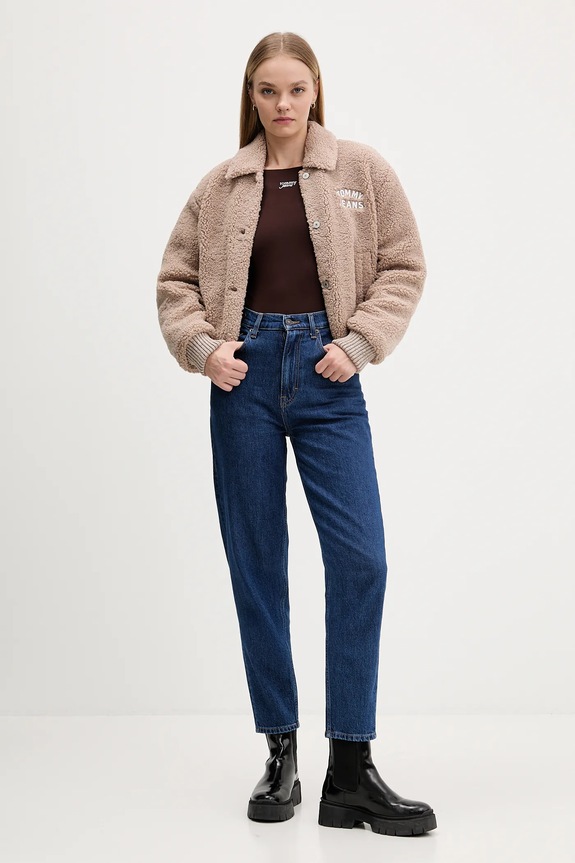 Body Tommy Jeans DW0DW21574 rjava AW25